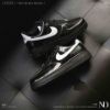 NICEDAY 代購 Nike Air Force 1 黑白 黑 熊貓 漆皮 亮面 IB6843-001