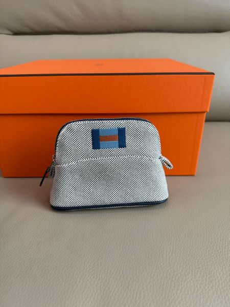 圖片 「M.Y精品」 Hermes 馬家 🐎 Bolide Casaque mini收納包 海軍藍