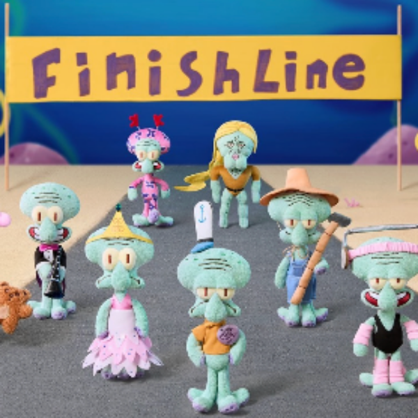 圖片 比奇堡 章魚哥的一天系列 毛絨變裝 公仔 盲盒