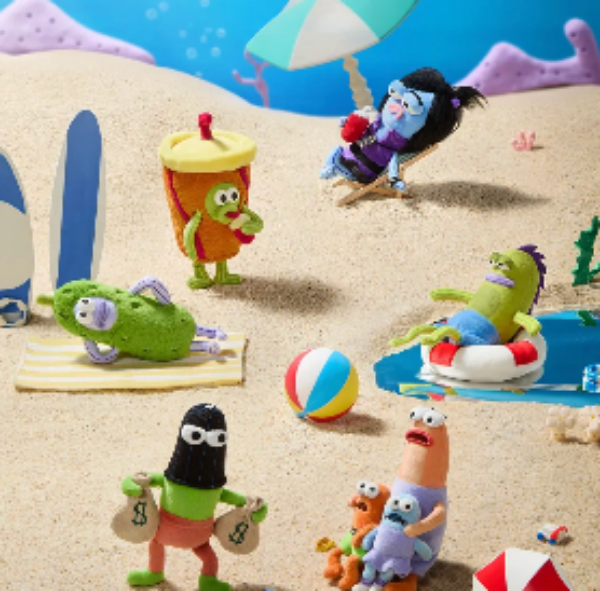 圖片 比奇堡居民的一天 毛絨 盲盒