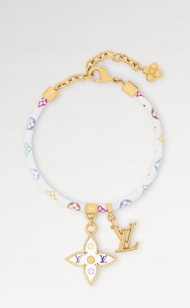 圖片 《在台現貨最低特價  最新》Louis Vuitton LV 白彩手環