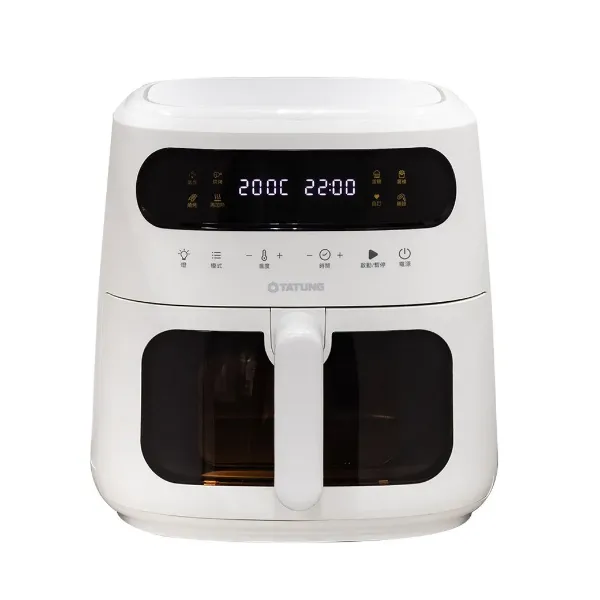 圖片 TATUNG 大同 7.6L 玻璃可視窗360度氣旋無油空氣炸鍋(TOT-F76EA)(空氣炸鍋/氣炸烤箱/電炸鍋/炸薯條/炸雞/炸雞塊)