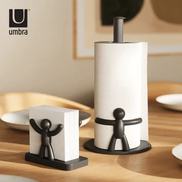 圖片 umbra｜BUDDY 夥伴紙巾架 方款 廚房用具居家生活擺件