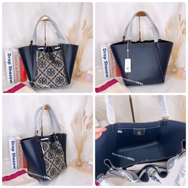 圖片 Tory Burch McGraw 專櫃款 菜籃子包 托特包 肩背包