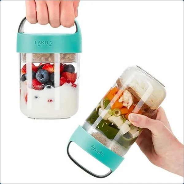 圖片 LEKUE｜ 手提式便當盒(600ml) 廚具用品