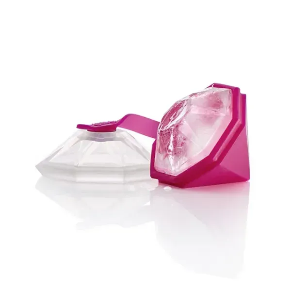 圖片 LEKUE｜ 鑽石冰球製冰盒(桃紅)