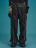 Hamcus DUSZEN EX-6 / Wayfarer‘s Spray-Washed Tassel Denim Pants TM00725-1(MB)