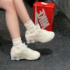 NICEDAY 代購 Nike Shox R4 寶寶藍 淺藍 米白 米藍 天空藍 麂皮 女鞋 IH3572-110