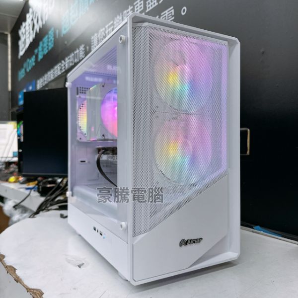 圖片 奶熊21號 INTEL I5-14400F 獨顯 RTX5060 8G 白色 溫顯塔扇 遊戲主機