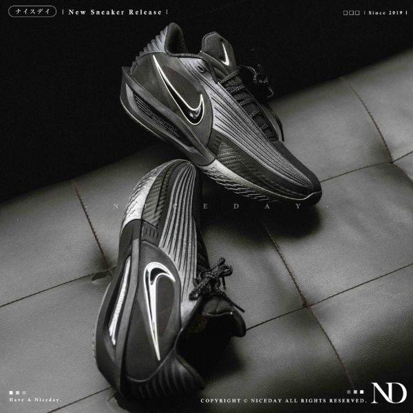 NICEDAY 代購 Nike Zoom GT Cut 3 Turbo LX 黑魂 黑色 渦輪 黑 實戰 籃球鞋 IB9632-001