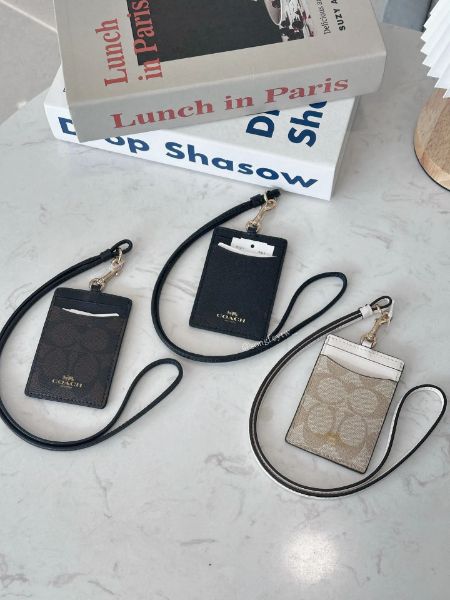 圖片 Coach 證件套 證件掛繩