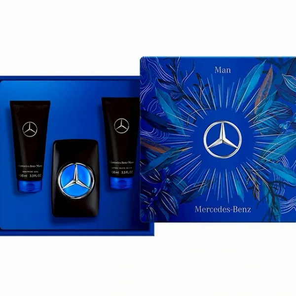 圖片 MERCEDES-BENZ賓士 王者之峰淡香水禮盒(香水100ml+沐浴精100ml+鬍後乳100ml)