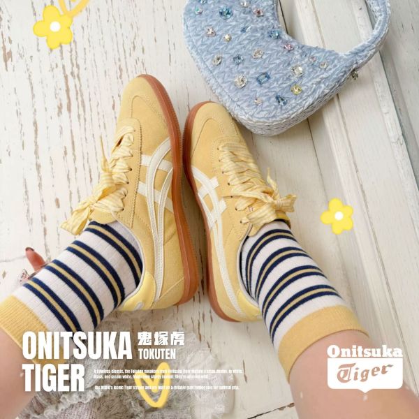 NICEDAY 代購 Onitsuka Tiger 鬼塚虎 Tokuten 黃 白黃 蛋黃 麂皮 復古 薄底 1183C562-750