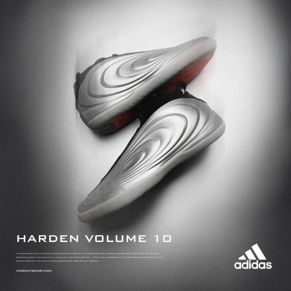 NICEDAY 代購 Adidas Harden Volume 10 銀灰 灰銀 科技銀 液態銀 實戰 籃球鞋 KJ1454