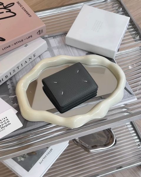 圖片 【MAISON MARGIELA】四縫線雙折短夾 灰色