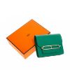 圖片 HERMES 愛馬仕經典Roulis Slim 豬鼻子雙色錢包/腰包 (炫綠色/ 桑給巴爾藍)