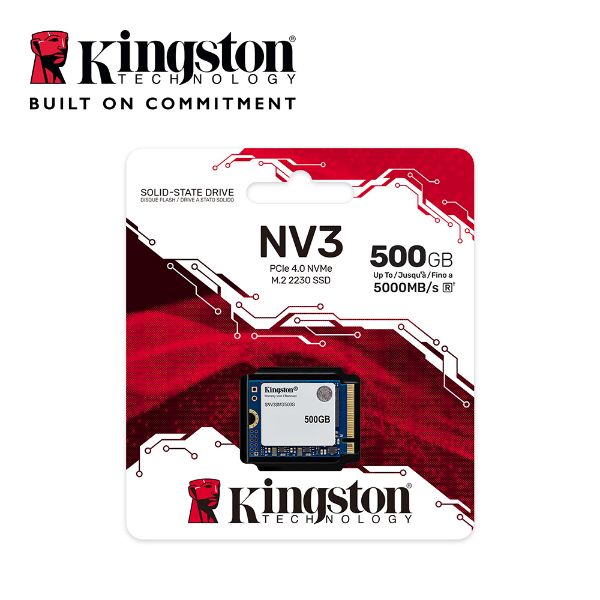 圖片 金士頓 NV3SM 500G/Cen4 PCIe 4.0/ 讀5000/寫3000【五年保】/ M.2 2230