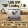 圖片 ASUS ROG 華碩TUF Gaming A16 16吋電競筆電灰色(Ryzen 9 8940HX/16G/512G/RTX 5060-8G/WIN11/FA608PMR-0041A8940HX)🎈送保護套/滑鼠墊/鍵盤膜🎈