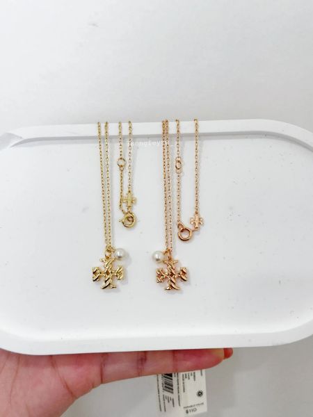 圖片 Tory Burch｜TB 小珍珠雙T 項鍊