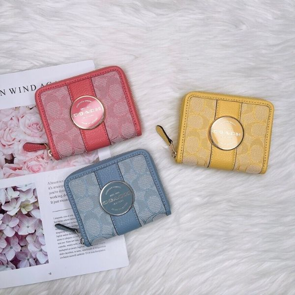 圖片 Coach 香布蕾拉鍊短夾