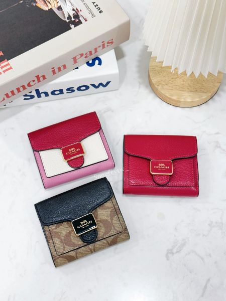圖片 Coach 方塊短夾 兩折短夾