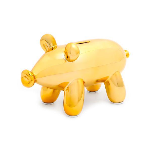 圖片 加拿大MADE BY HUMANS 迷你閃光小豬存錢筒-金色〈有點厲害-零卡分期〉Z-17-0093