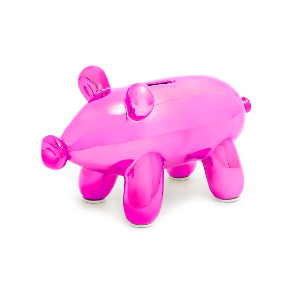 圖片 加拿大MADE BY HUMANS 迷你閃光小豬存錢筒-桃紅色〈有點厲害-零卡分期〉Z-17-0094