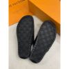 圖片 Louis Vuitton LV 經典滿版logo設計 魔鬼粘搭配 男生 拖鞋