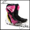 圖片 ALPINESTARS A星 Supertech R 黑粉紅白 高筒 防摔 頂級 車靴 新款