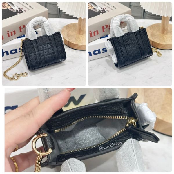 圖片  MJ 專櫃款 皮托特零錢包吊飾