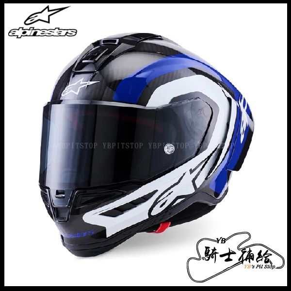 圖片 ALPINESTARS S-R10 藍白 1647 亞洲版 SR10 A星 安全帽