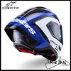 圖片 ALPINESTARS S-R10 藍白 1647 亞洲版 SR10 A星 安全帽