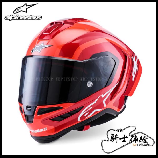 圖片 ALPINESTARS S-R10 紅 1683 亞洲版 SR10 A星 安全帽
