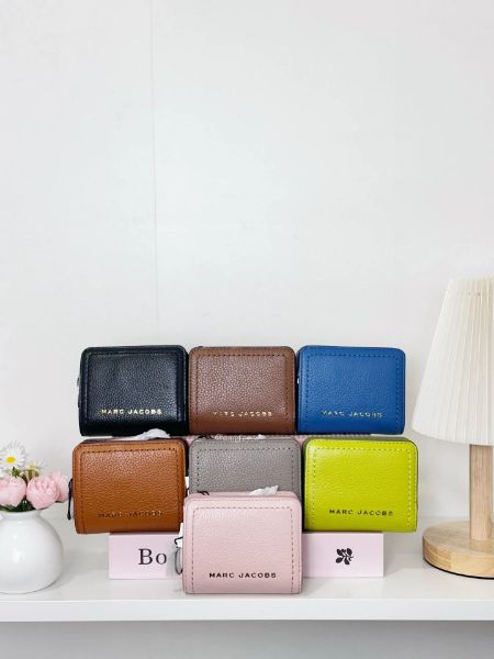 圖片 Marc Jacobs｜MJ 金字logo 兩折短夾 情人節