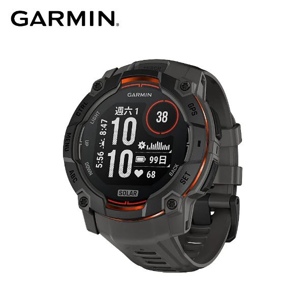 圖片 GARMININSTINCT 3 Solar 本我系列 太陽能GPS腕錶 50mm