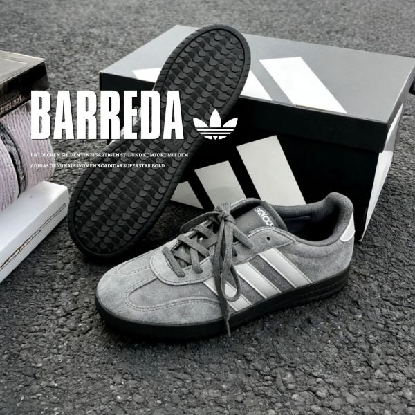 NICEDAY 代購 ADIDAS BARREDA 灰銀 銀 灰狼 板鞋 薄底 KH6999