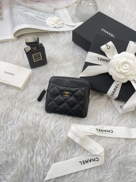 圖片 【全新品】CHANEL 吐司零錢包 淡金