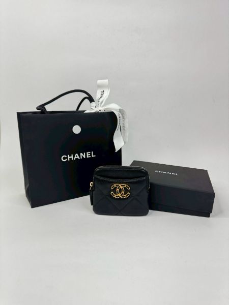 圖片 【全新品】CHANEL 19 吐司拉鍊零錢包