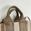 圖片 【全新品】Chloé SMALL WOODY TOTE 提把編織款 深堅果
