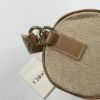 圖片 【全新品】Chloé WOODY 亞麻拼接皮革圓筒包