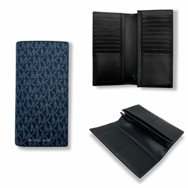 圖片 Michael Kors MK滿版logo對開長夾