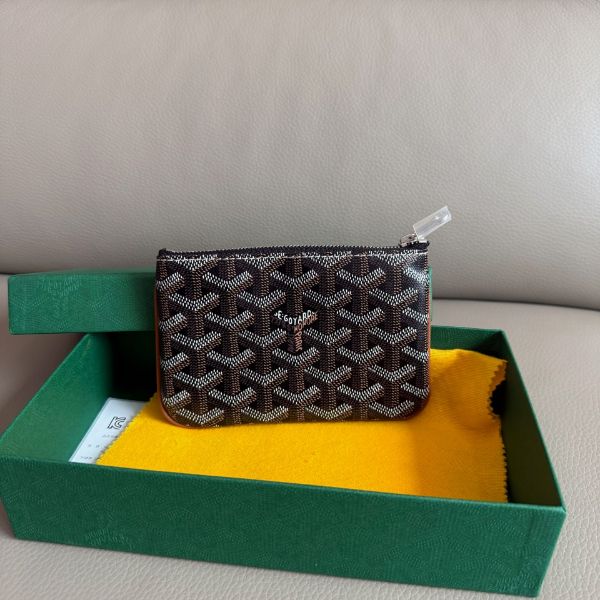 圖片 「M.Y精品」 Goyard 戈雅 一字錢包 經典棕黑