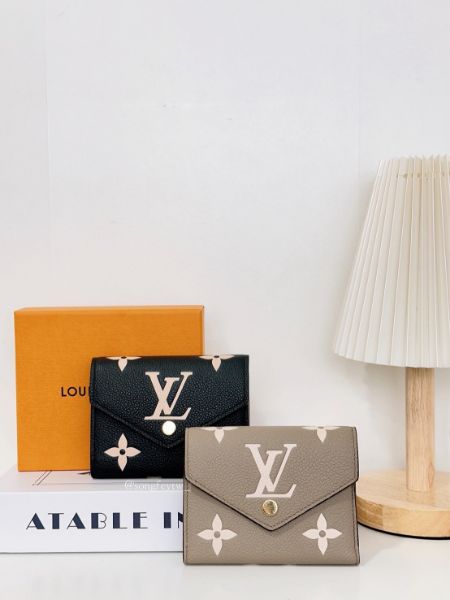 圖片 Louis Vuitton｜LV 經典 豆豆 三折短夾 - 壓紋款 M81861 M80968  M64060