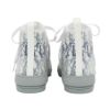 圖片 Dior Oblique緹花帆布高筒休閒鞋#42(白/灰)