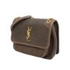 圖片 YSL 展示品 Niki Baby 壓紋小羊皮仿舊金鍊二用包-小(633179-咖)