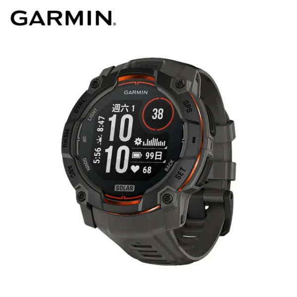 圖片 GARMIN INSTINCT 3 Solar 本我系列 太陽能GPS腕錶(50mm)