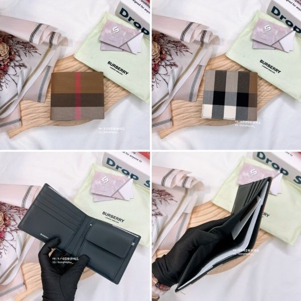 圖片 Burberry 經典 格紋 8卡男短夾