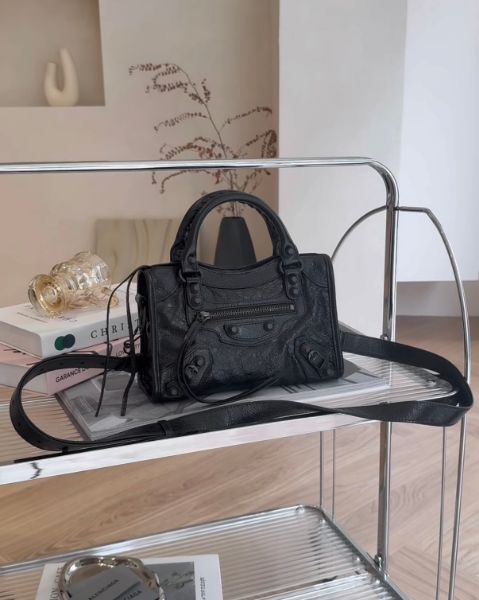 圖片 【BALENCIAGA】LE CITY 機車包 黑色