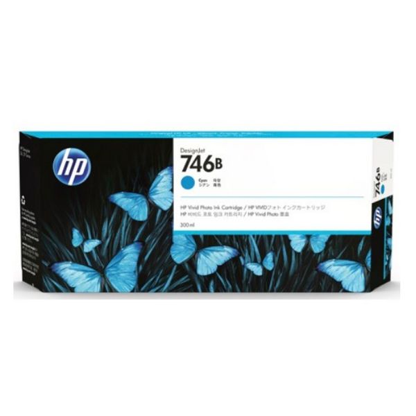 圖片 HP No.746B 300毫升 原廠藍色墨水匣 (3WX36A) 取代P2V80A 適用 DesignJet Z6, Z9+