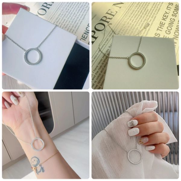 圖片 🇺🇸Adornia 14k 鍍銀圓形項鍊